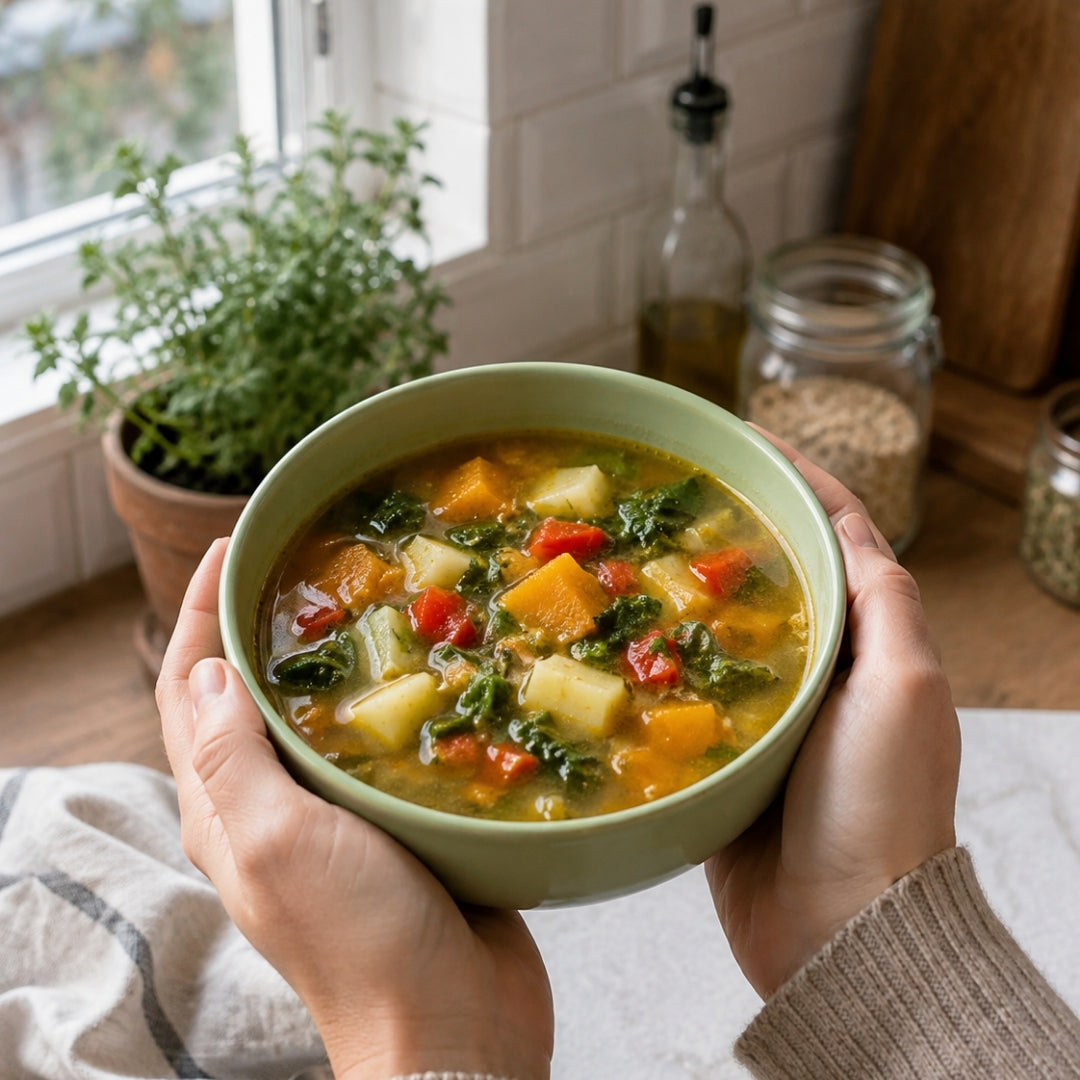 Sopa de Verduras de la Huerta · Caja x 5 (500 g c/u) - sin IVA