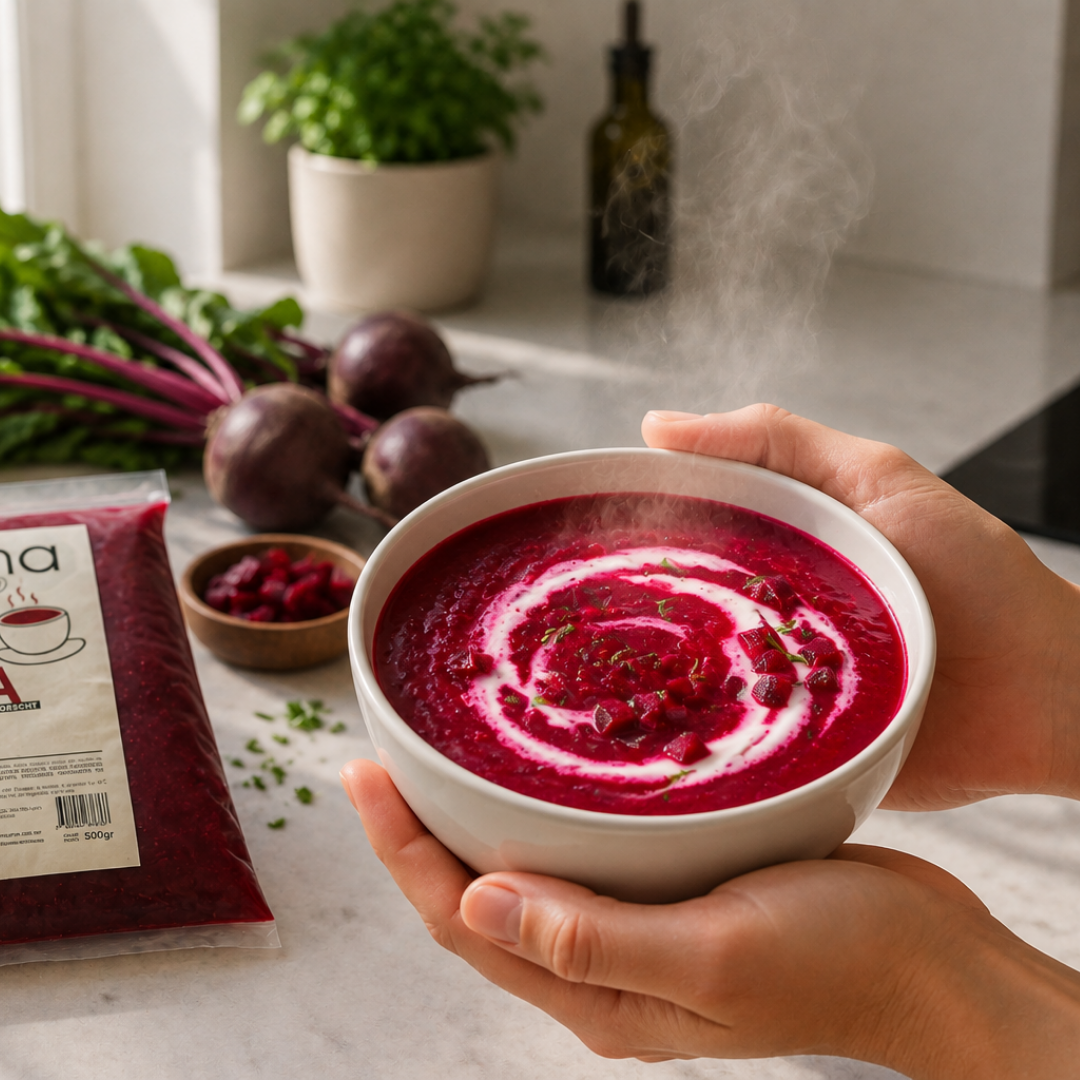 Sopa de Remolacha / Borscht · Caja x 5 (500 g c/u) - sin IVA