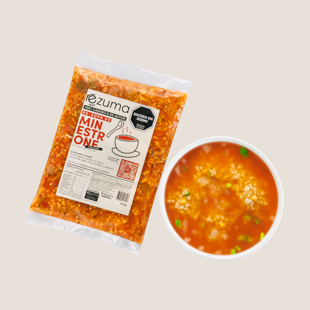 Sopa Minestrone Toscano · Caja x 5 (500 g c/u) - sin IVA