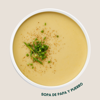 Sopa de Papa y Puerro · Caja x 5 (500 g c/u) - sin IVA