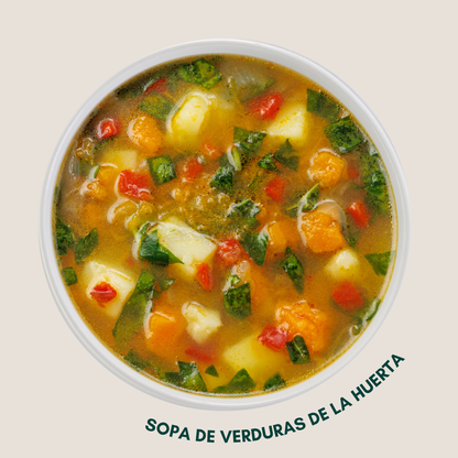 Sopa de Verduras de la Huerta · Caja x 5 (500 g c/u) - sin IVA