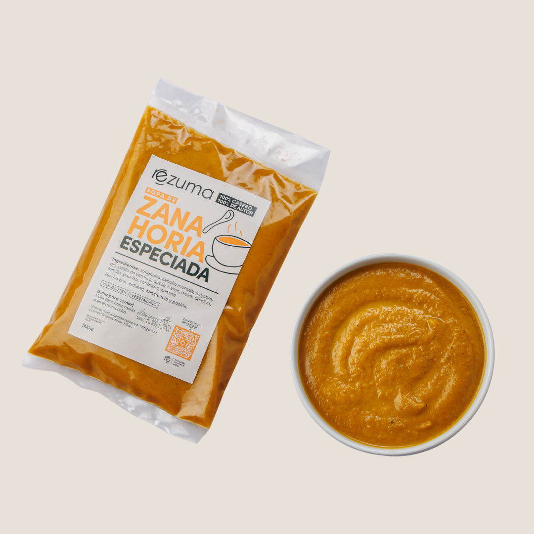 Sopa de Zanahoria Especiada (Caja x 5 unidades) - sin IVA