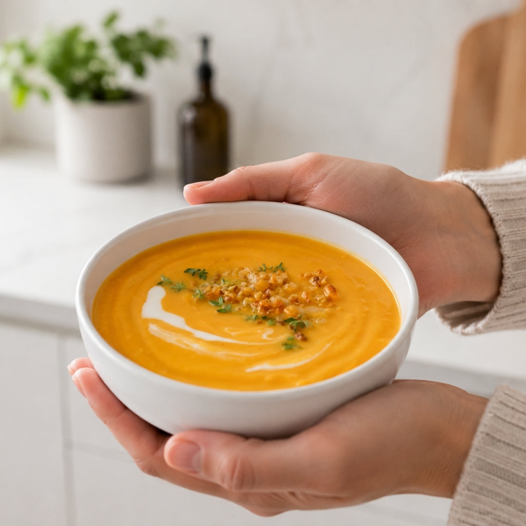 Sopa de Calabaza y Pera · Caja x 5 (500 g c/u) - sin IVA